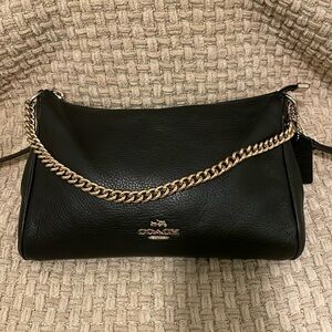 Coach Black Soft Pebble Leather Purse